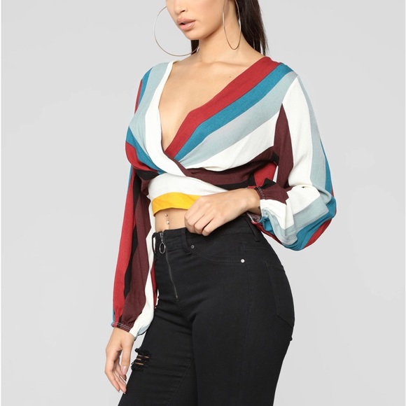 Fashion Nova This Is My Jam Stripe Top - Picture 6 of 15